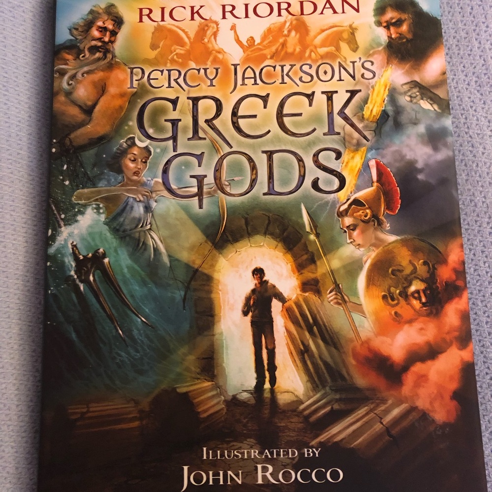 “Percy Jackson’s Greek Gods” book